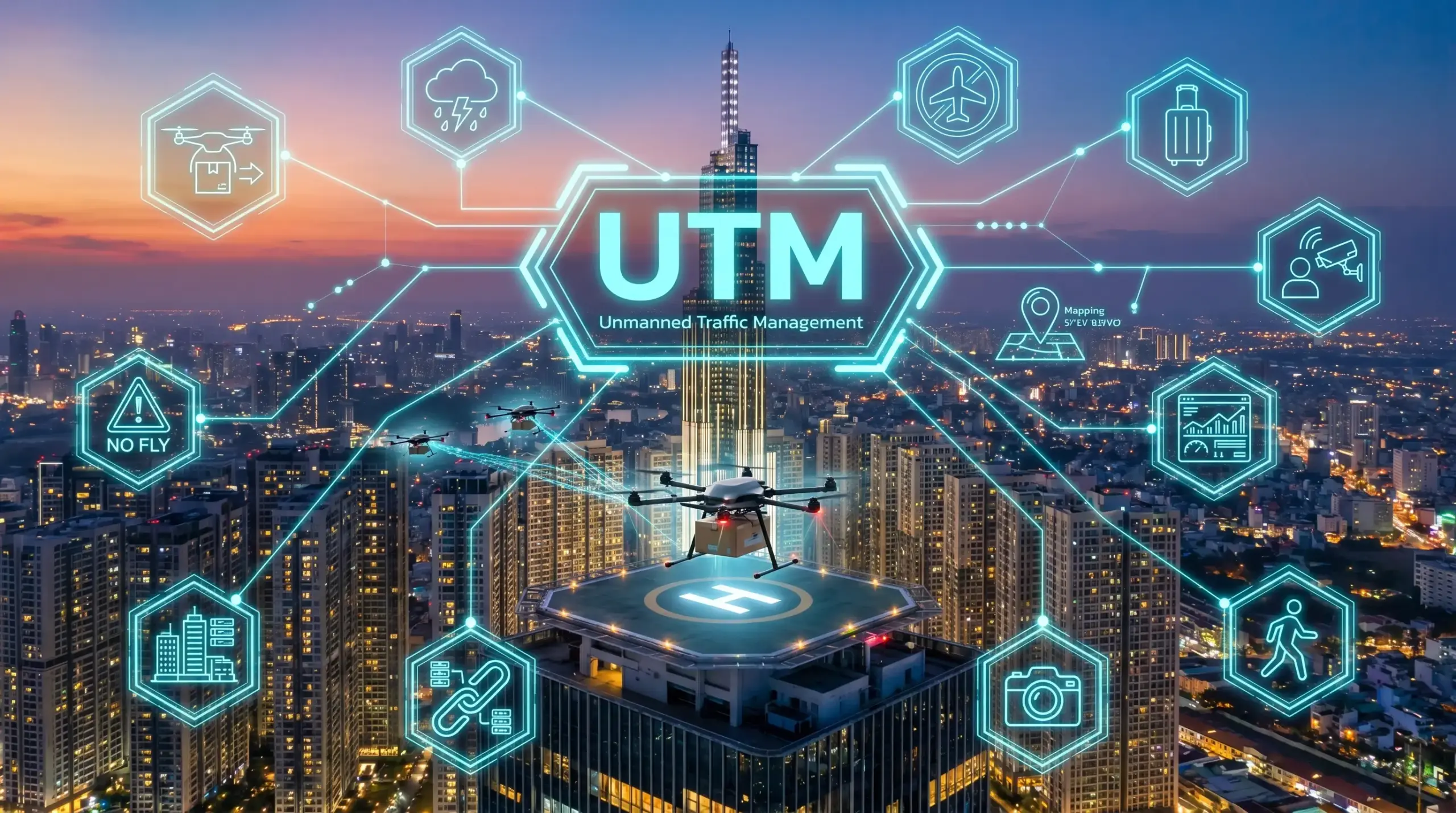UTM Là gì? Quản lý không phận UTM
