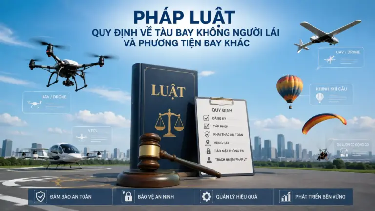 Pháp luật quy định về tàu bay không người lái và phương tiện bay khác