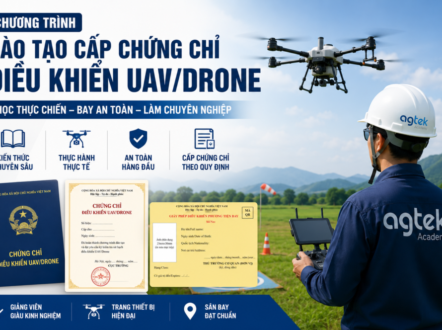 Chương trình đào tạo cấp chứng chỉ điều khiển uav/drone