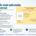 Thủ tục cấp Giấy phép điều khiển (UAV/Drone) tàu bay không người lái và phương tiện bay khác