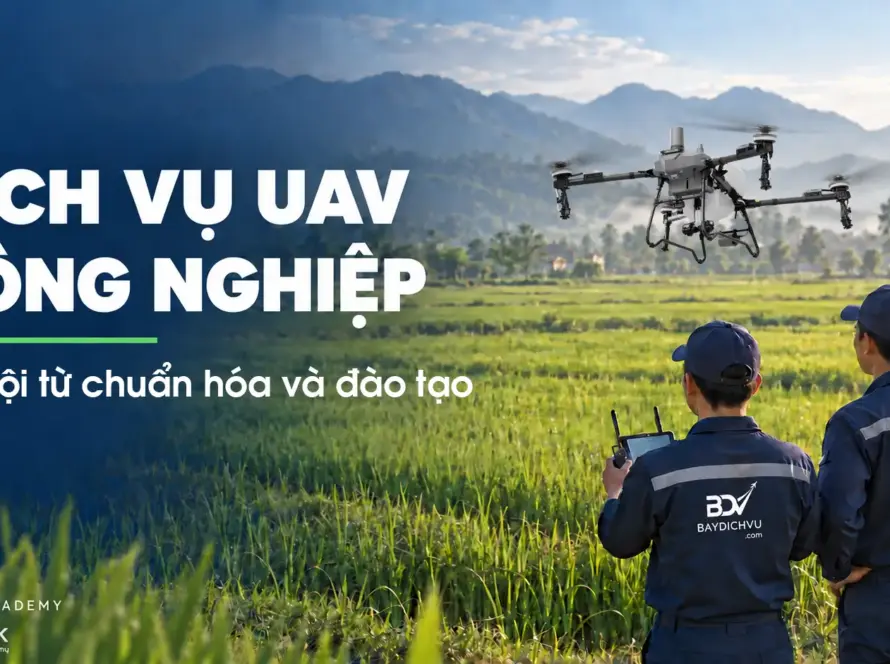 Dịch vụ UAV nông nghiệp: Cơ hội từ chuẩn hóa hoạt động, ảnh minh họa hoạt động đào tạo và chuẩn hóa dịch vụ