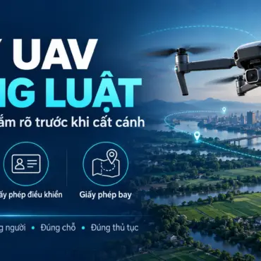 Tìm hiểu ba yêu cầu để bay UAV đúng luật: đăng ký phương tiện, giấy phép điều khiển và giấy phép bay, cùng những lưu ý trước khi cất cánh